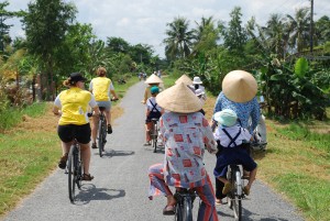 Mekong delta cycling tour
