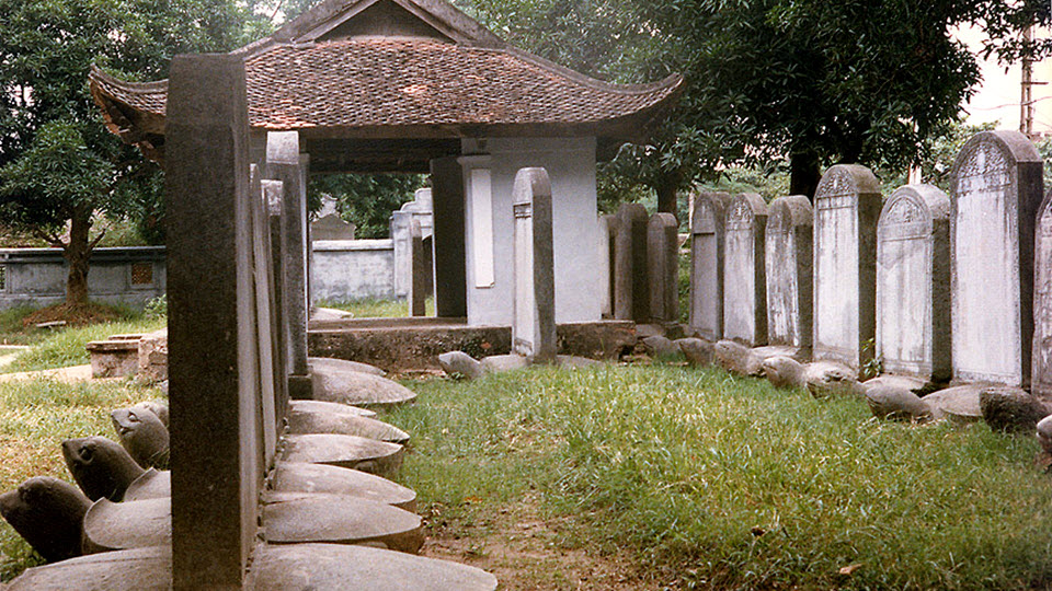 Hanoi Vietnam - Doctoral steles at Hanoi Temple of Literature