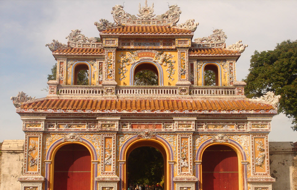 Hue imperial city - ChuongDuc gate - Hue Vietnam