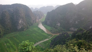 HangMua-view to TamCoc Karst valley